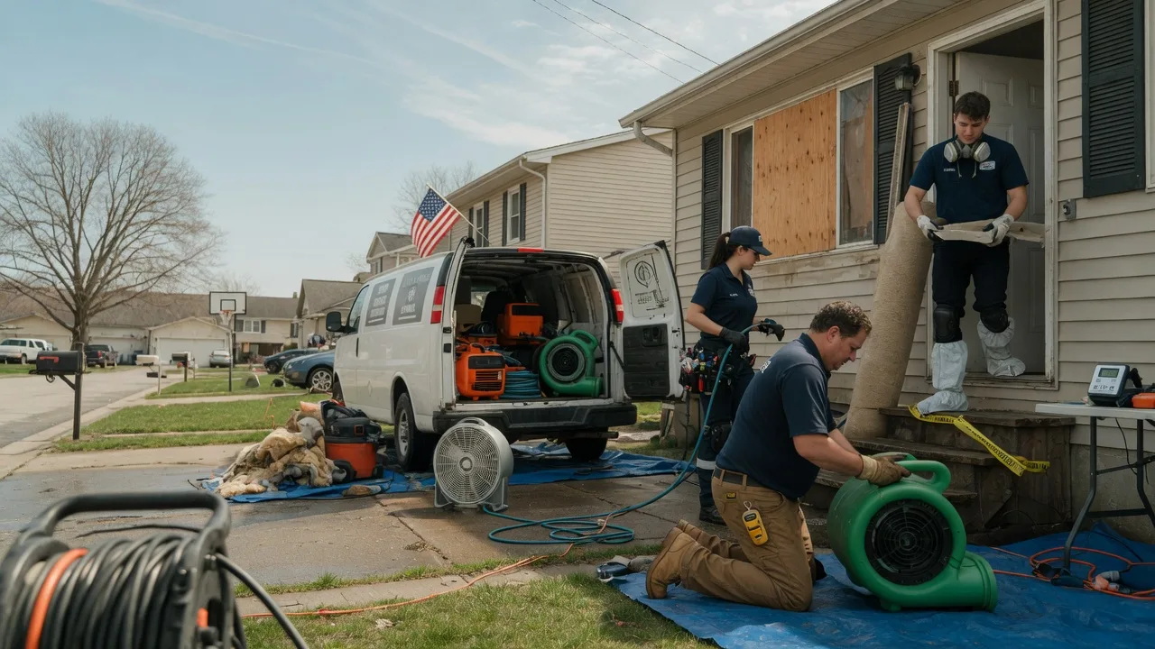 Water Damage Restoration in Tioga, TX near me